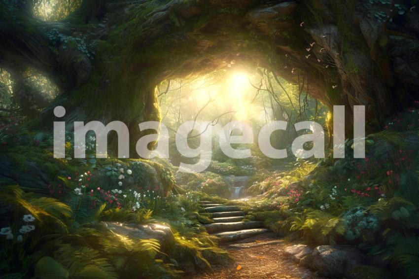 A005 Fantasy Forest Arch Backdrops (9)