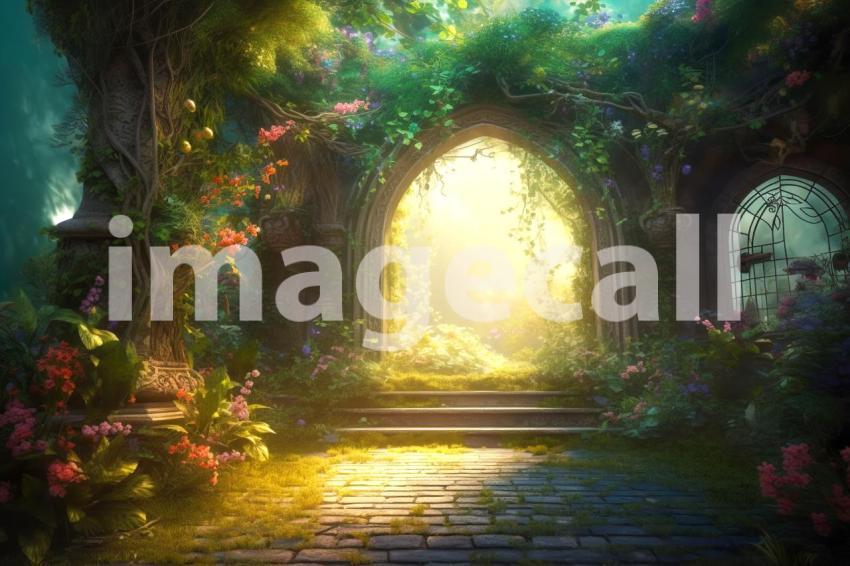 A005 Fantasy Forest Arch Backdrops (12)