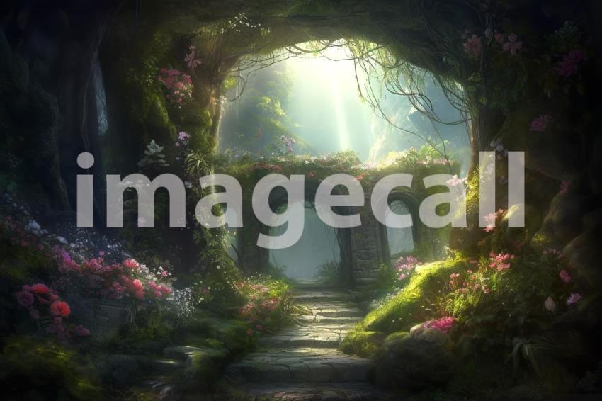 A005 Fantasy Forest Arch Backdrops (10)