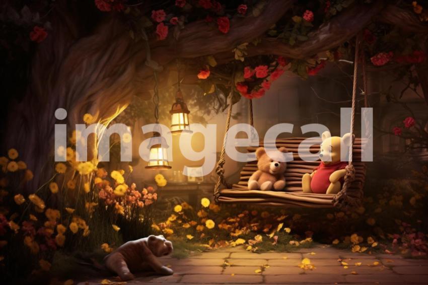 A099 Winnie the Pooh by Destiny Backdrops (10)