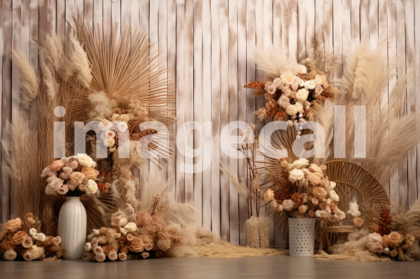 A057 Romantic Boho Rustic Backdrops   Set 1 (4)