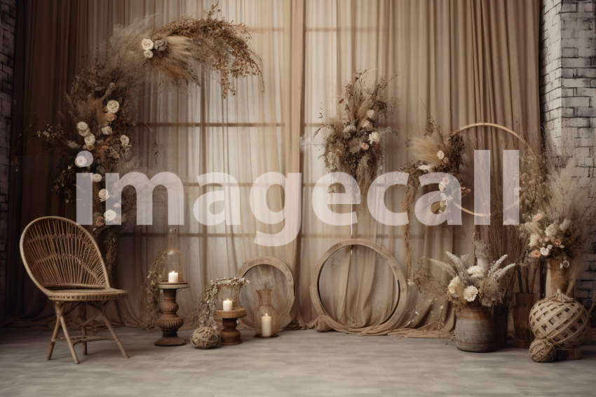 A058 Romantic Boho Rustic Backdrops   Set 2 (4)