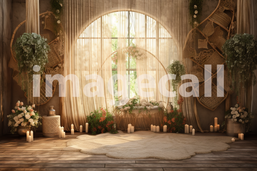 A059 Romantic Boho Rustic Backdrops   Set 3 (3)