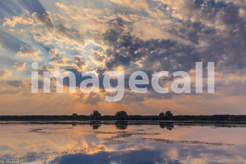 Sunrise in the Danube Delta