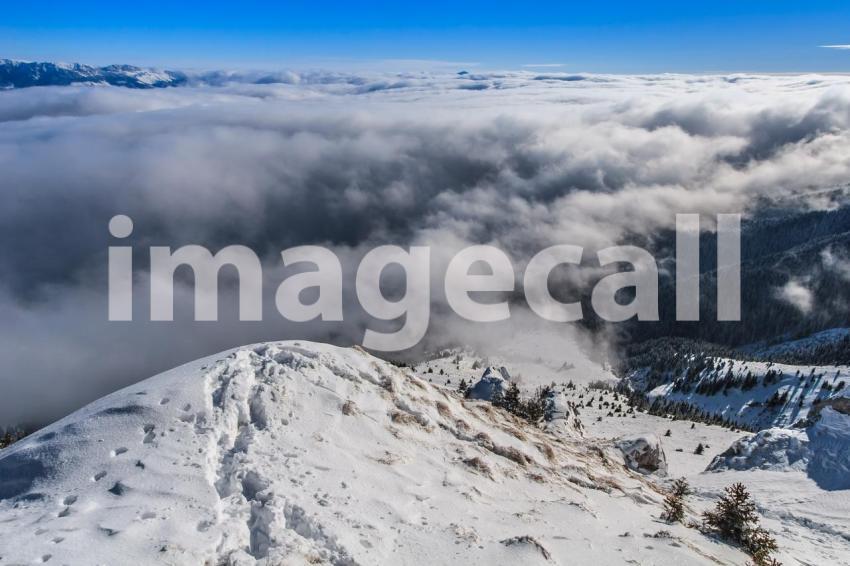 Winter mountain landscape