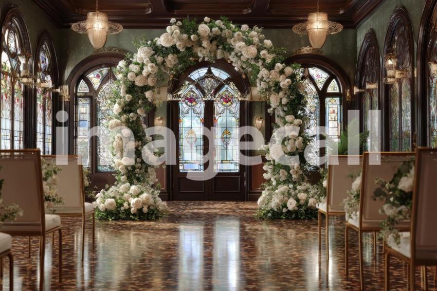 3389 Floral Arch