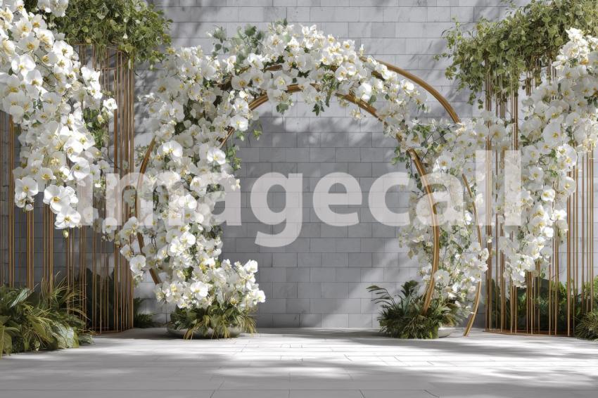 3377 Floral Arch