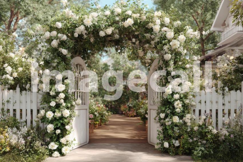 3446 Floral Arch