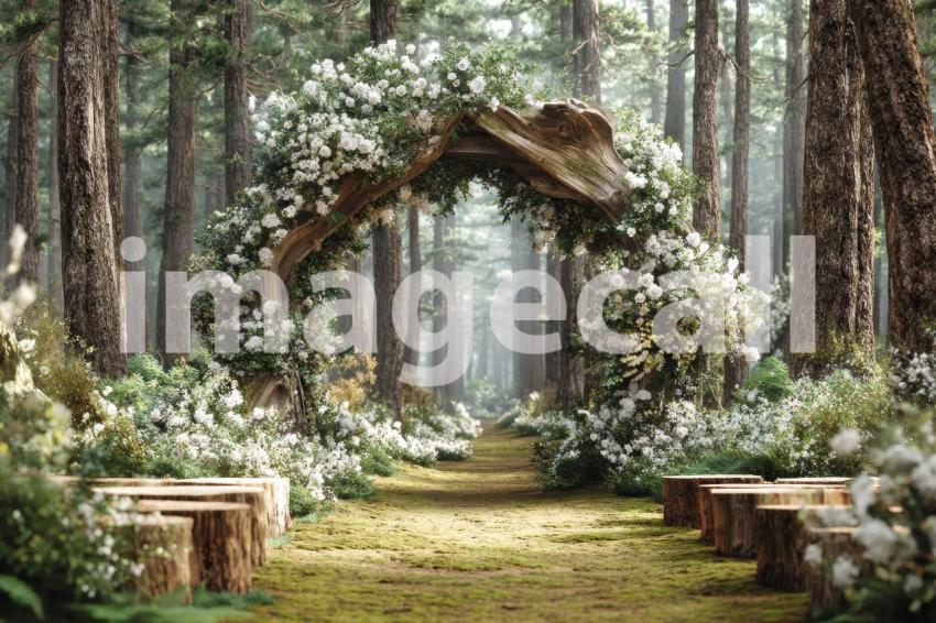 3445 Floral Arch