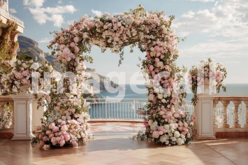 3464 Floral Arch