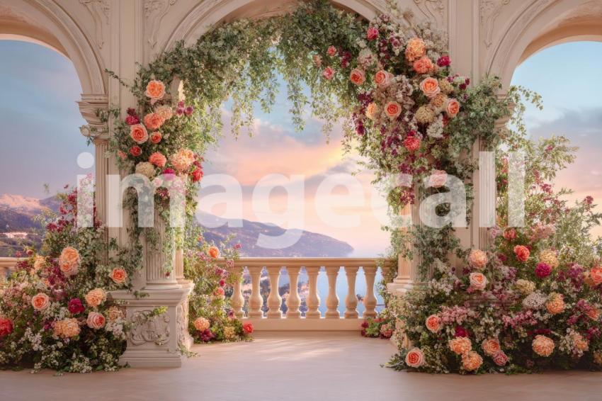 3473 Floral Arch