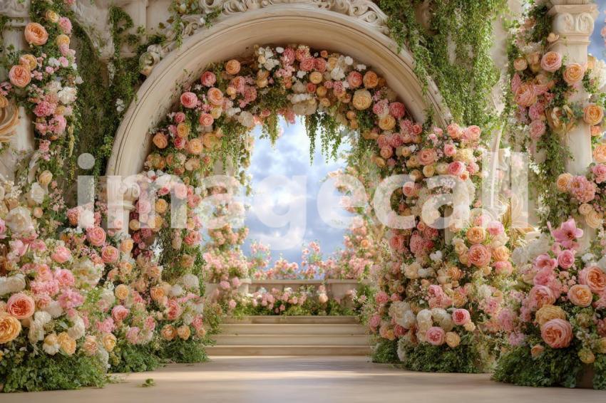 3475 Floral Arch