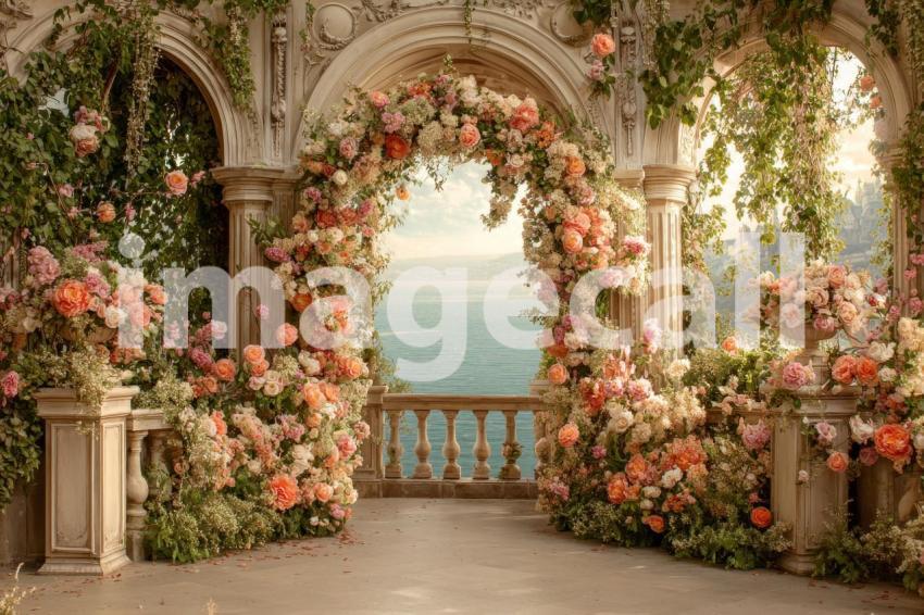3476 Floral Arch