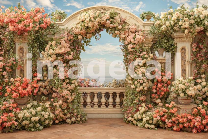 3474 Floral Arch
