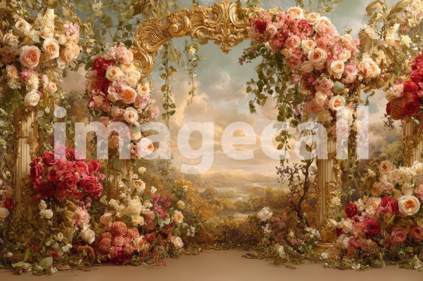 3415 Floral Arch