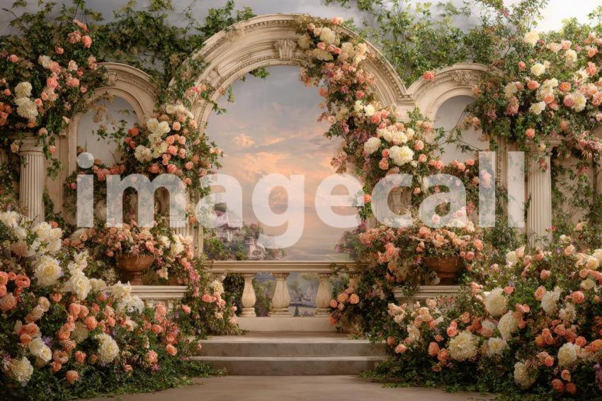 3477 Floral Arch