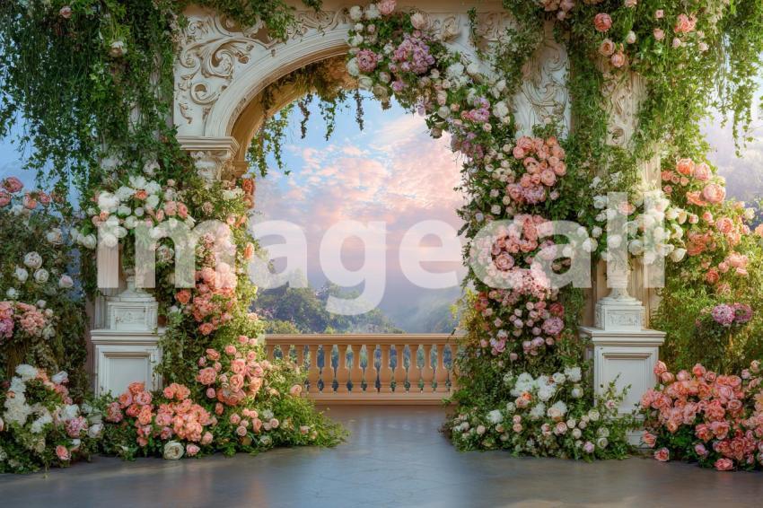 3484 Floral Arch