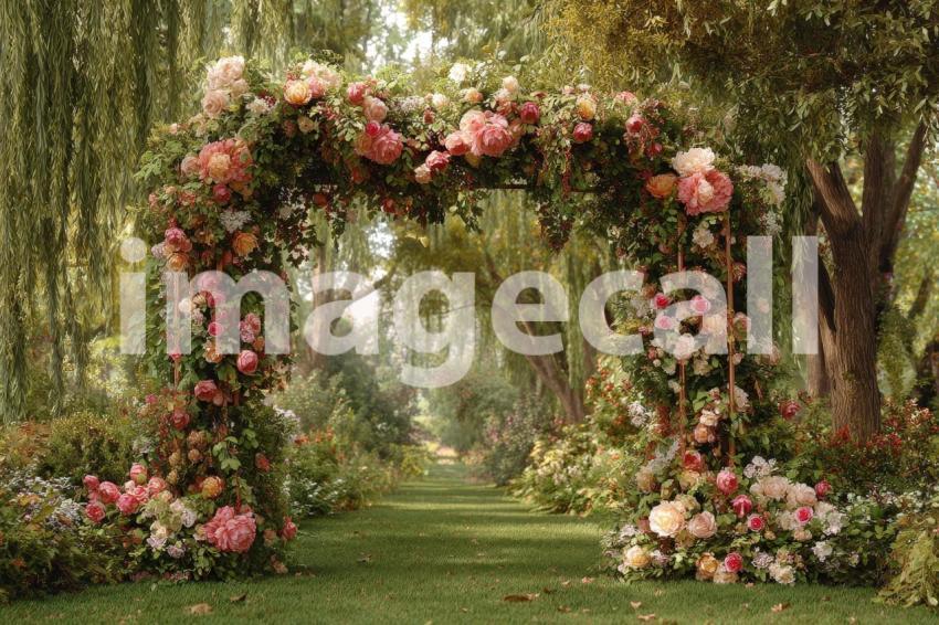 3486 Floral Arch