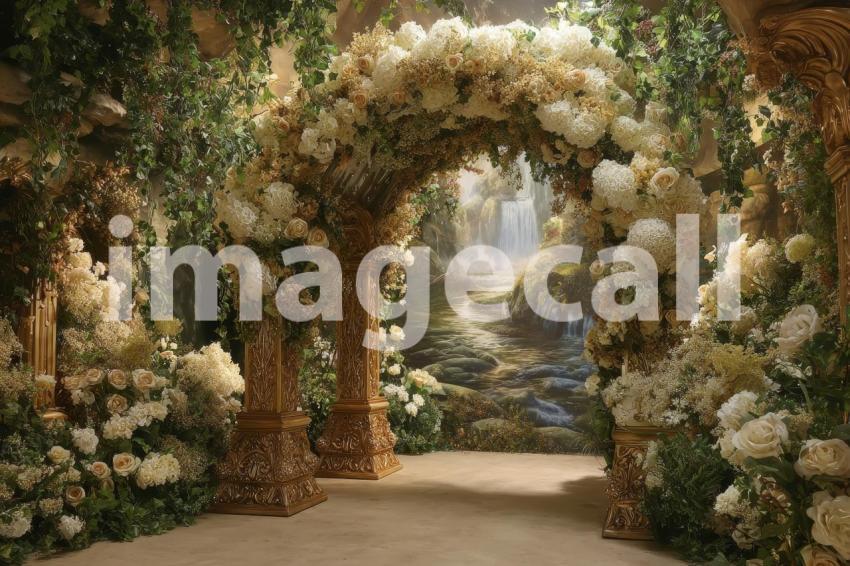 3425 Floral Arch