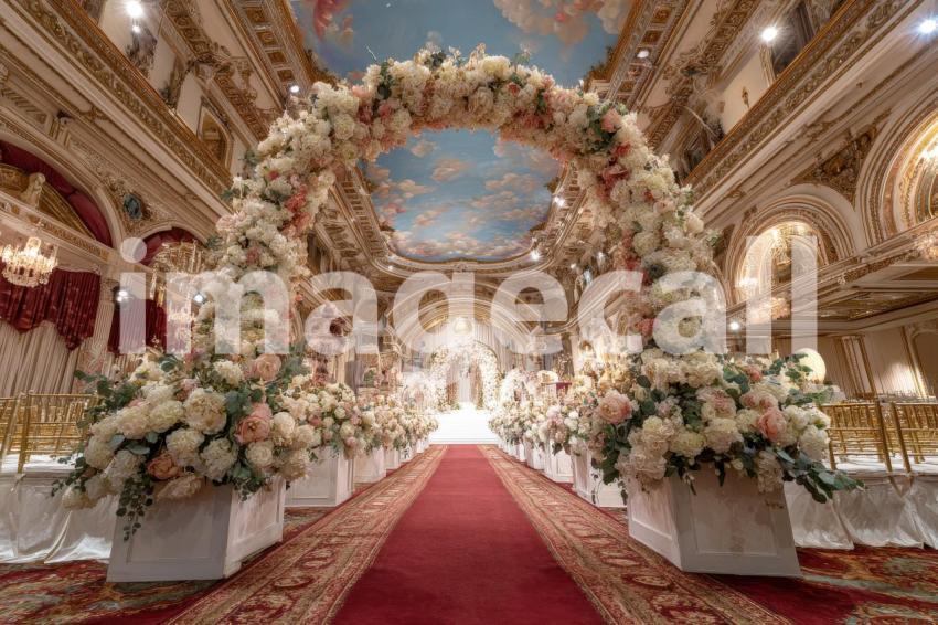3487 Floral Arch