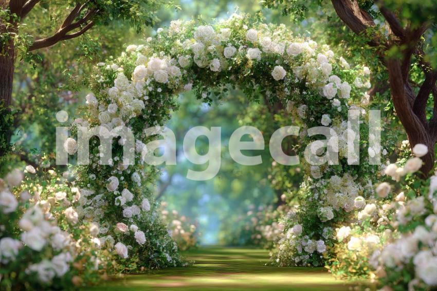 3502 Floral Arch