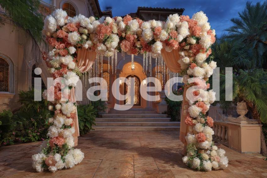 3528 Floral Arch