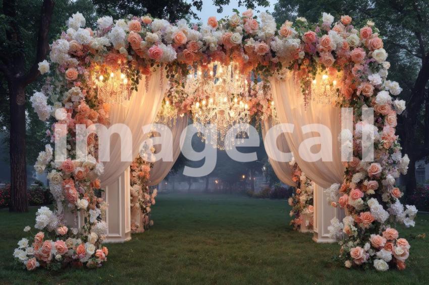 3532 Floral Arch