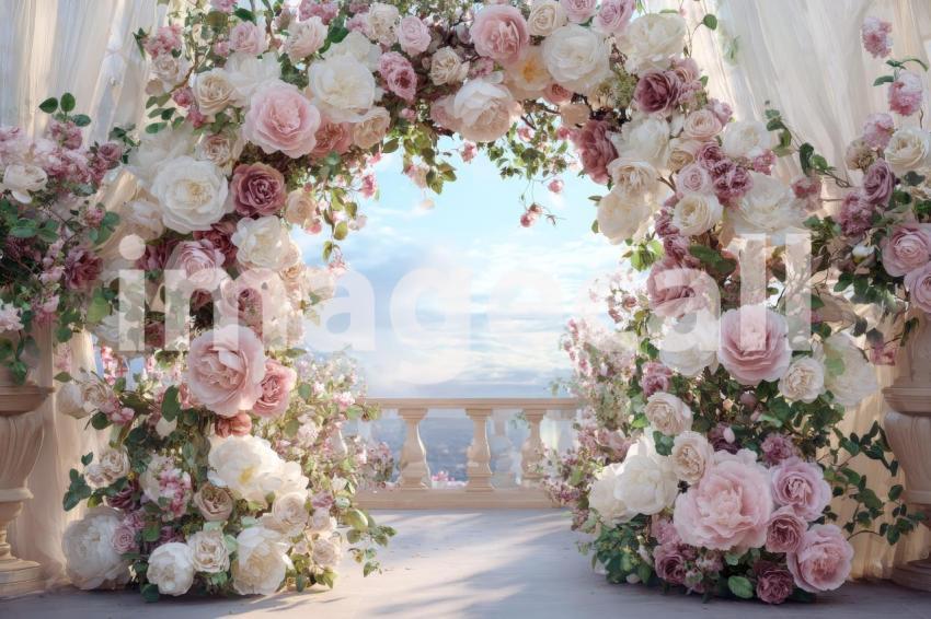 3536 Floral Arch
