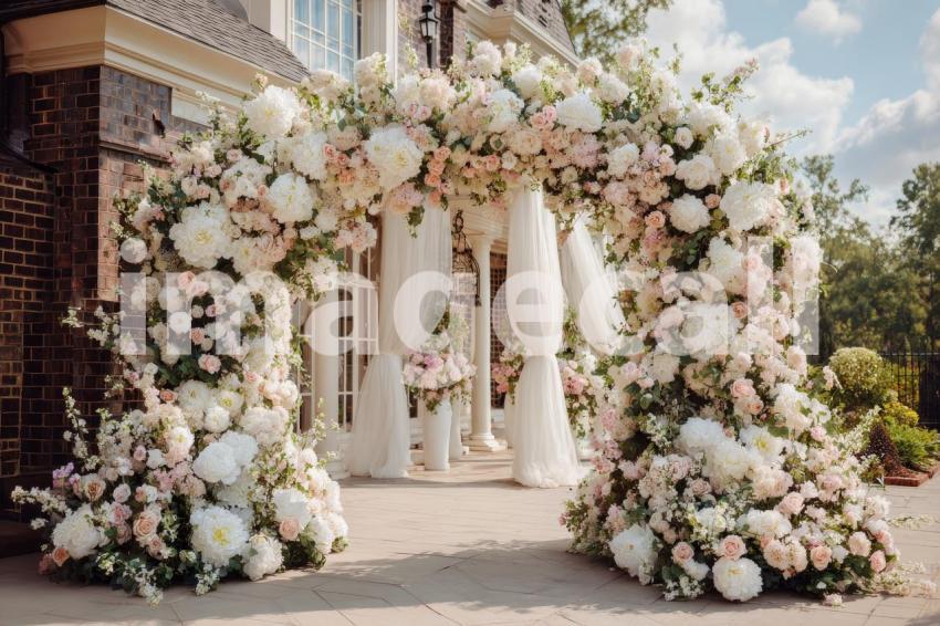 3537 Floral Arch