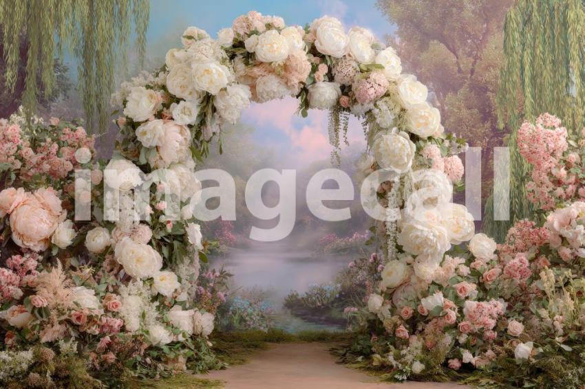 3538 Floral Arch
