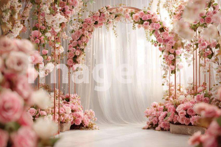 3574 Floral Arch
