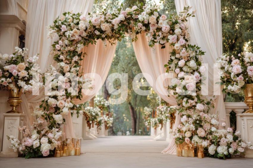 3605 Floral Arch