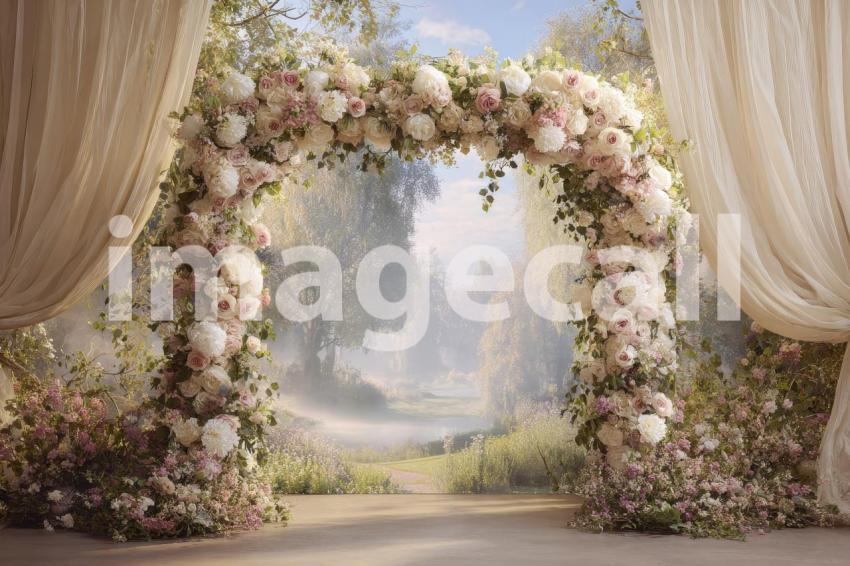3646 Floral Arch