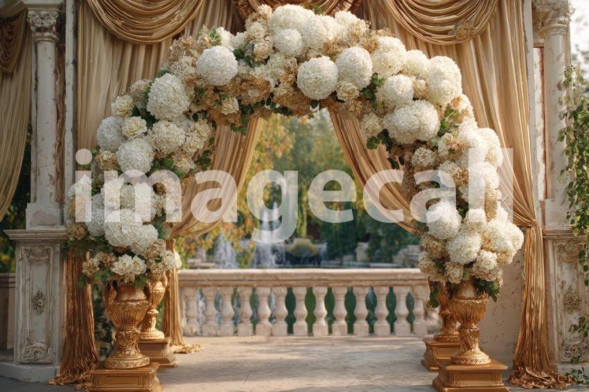 3650 Floral Arch