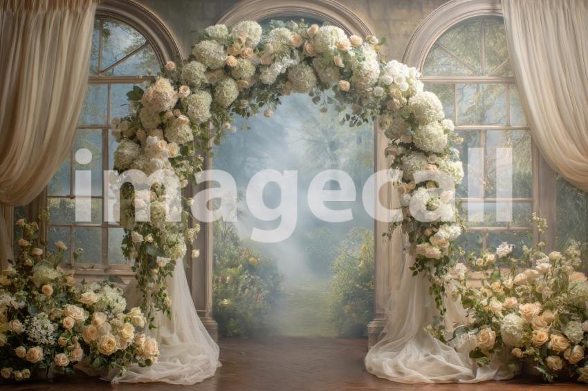 3652 Floral Arch