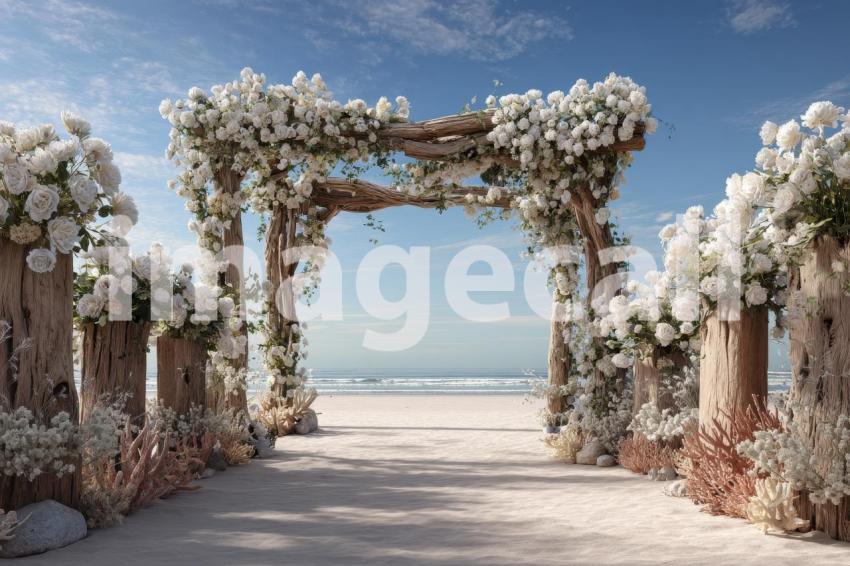 3664 Floral Arch