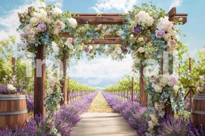3663 Floral Arch