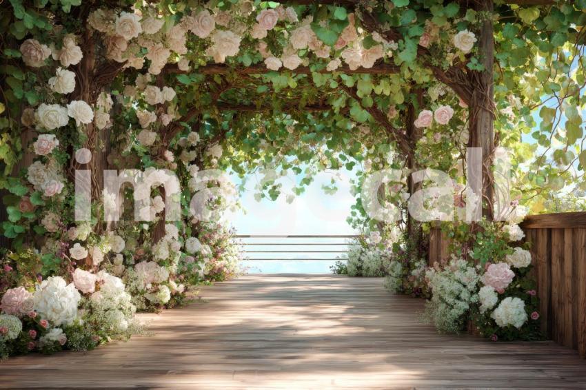 3674 Floral Arch