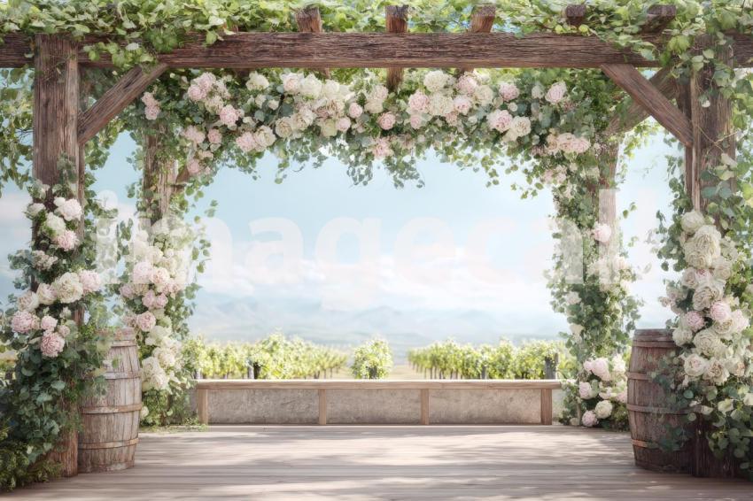 3676 Floral Arch