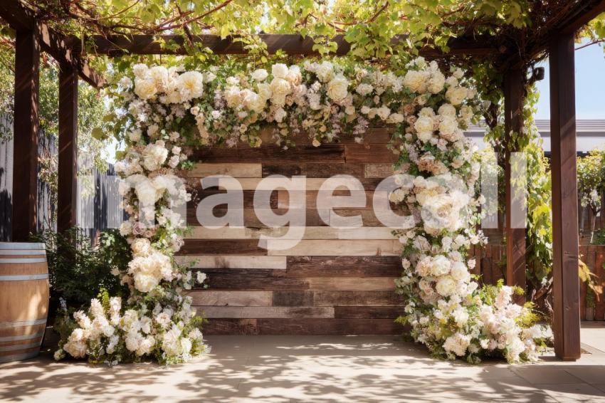 3677 Floral Arch