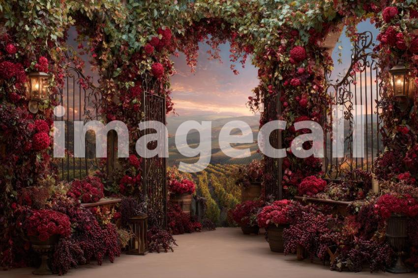 3683 Floral Arch
