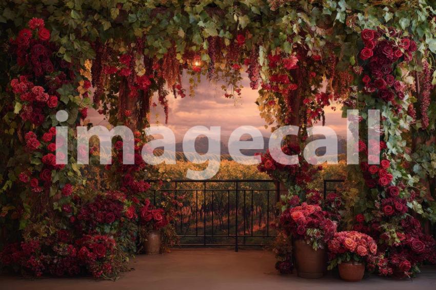 3684 Floral Arch