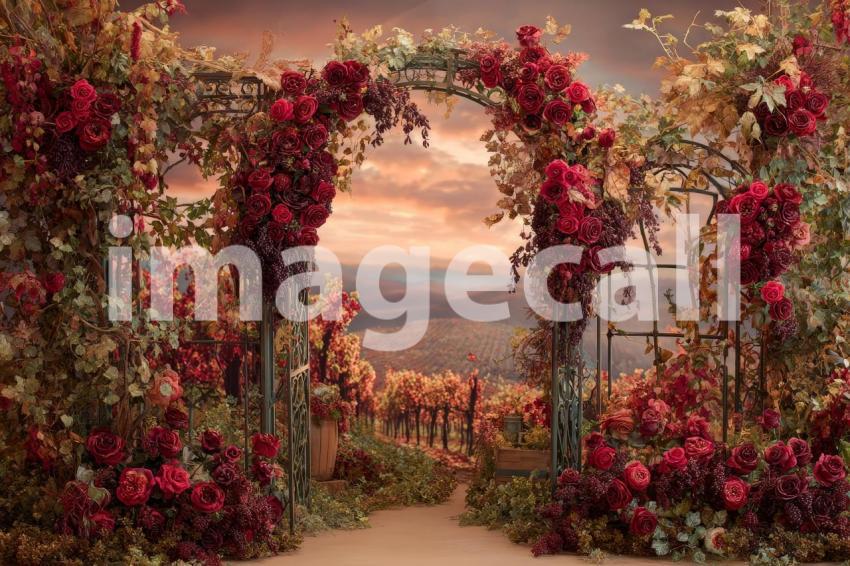 3686 Floral Arch