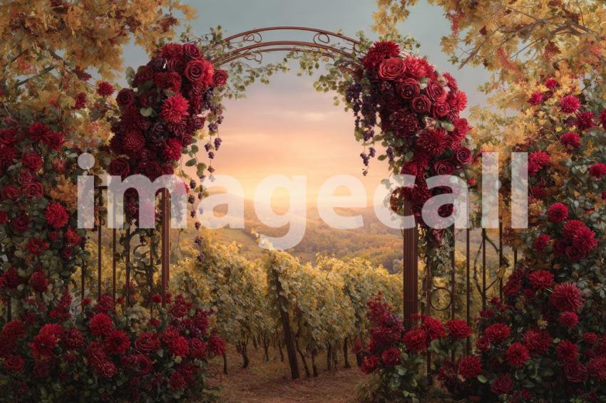 3687 Floral Arch