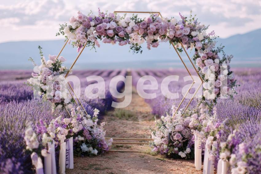 3730 Floral Arch