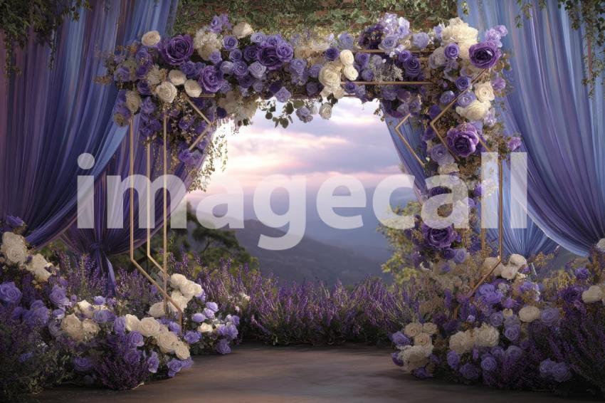 3738 Floral Arch