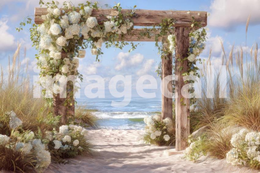 3741 Floral Arch