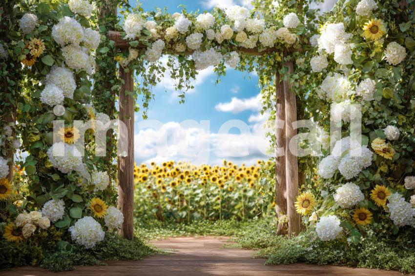 3744 Floral Arch
