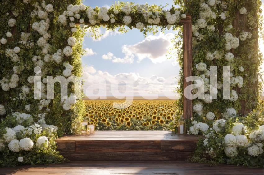 3747 Floral Arch