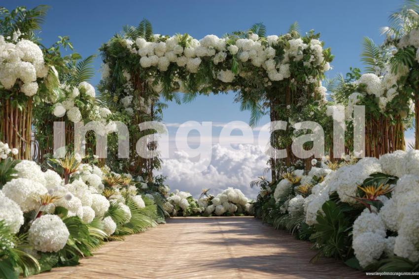 3750 Floral Arch